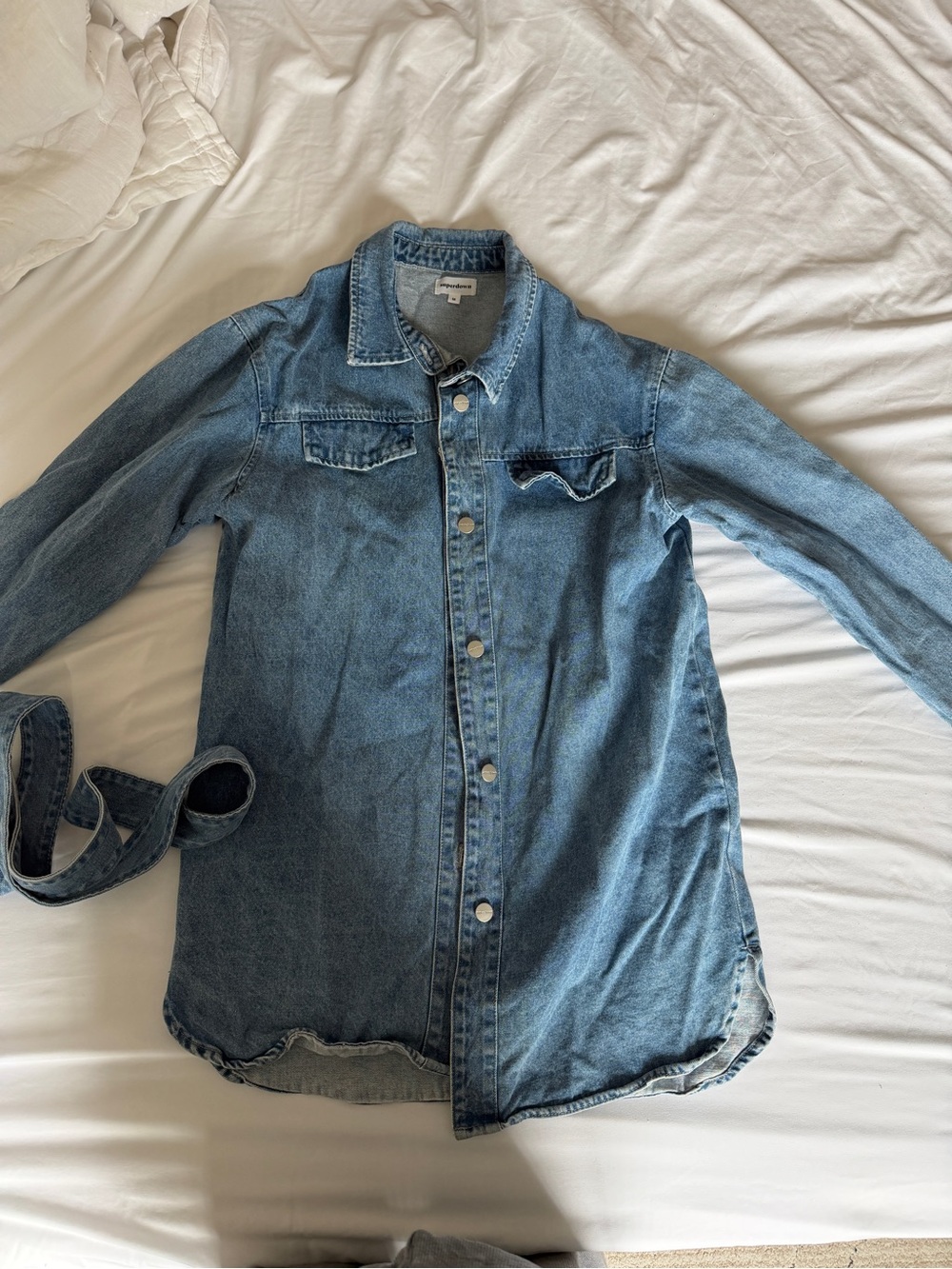 Superdown denim dress M